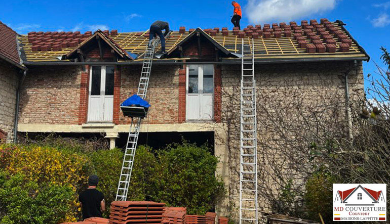 Rénovation toiture Maisons-Laffitte 78600- Couvreur 78