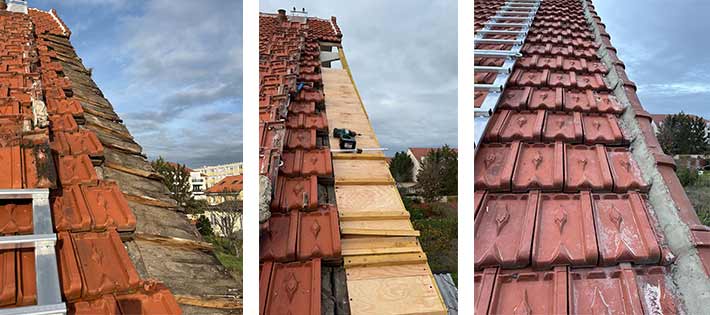 Couvreur Maisons-Laffitte 78600 – Rénovation pan de rive 78