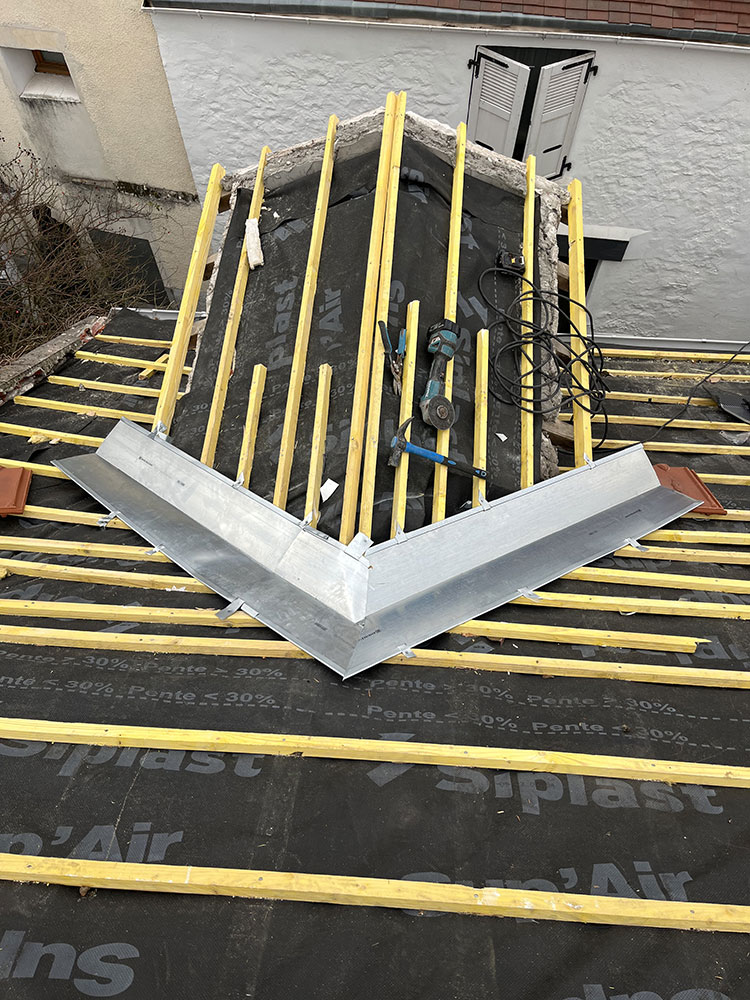 Remplacement noue toiture Verneuil-sur-Seine 78480